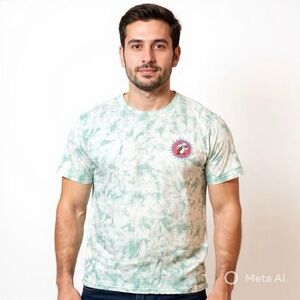 Buc-ee’s Tie Dye Graphic Tee Green Size L 1982 Nostalgia